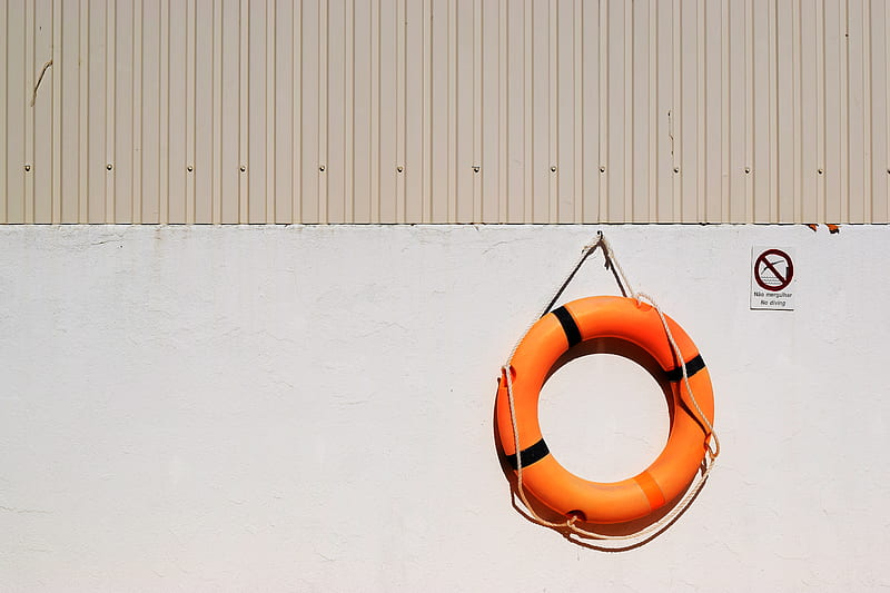 round life buoy, HD wallpaper