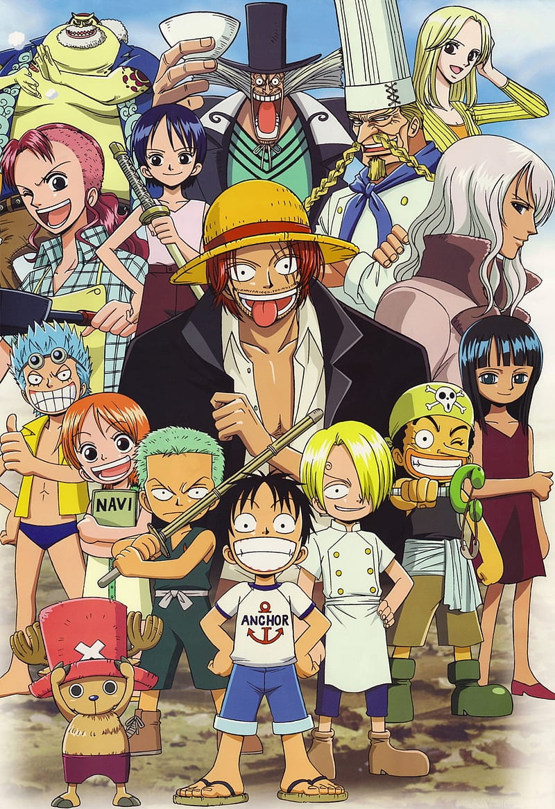 One Piece Gang, anime, one piece, HD phone wallpaper