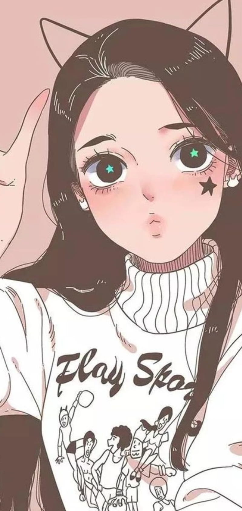Cute anime girls wearing hoodie  Anime Amino