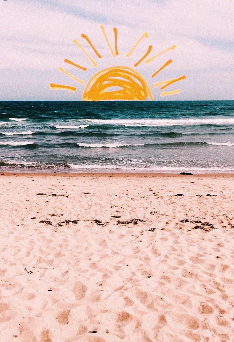 VSCO sun beach, HD phone wallpaper