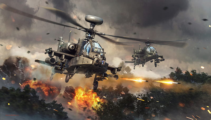 Video Game, War Thunder, Attack Helicopter, Helicopter, HD wallpaper |  Peakpx