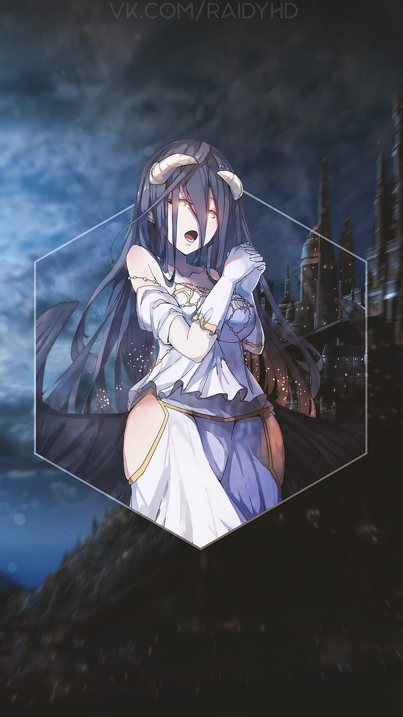 Albedo Overlord Anime Albedo Overlord black Hair fictional Character png   PNGEgg