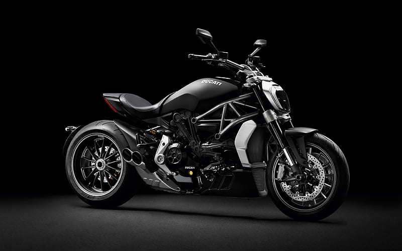 Ducati XDiavel, Cruiser, Black motorcycles, cool bike, Italian motorcycles, HD wallpaper
