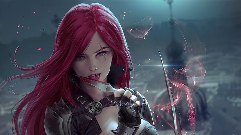 Redhead Fantasy Warrior Girl With Sword , fantasy-girls, fantasy, artist, artwork, digital-art, sword, HD wallpaper