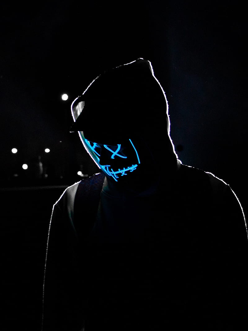 Neon, mask, HD phone wallpaper | Peakpx