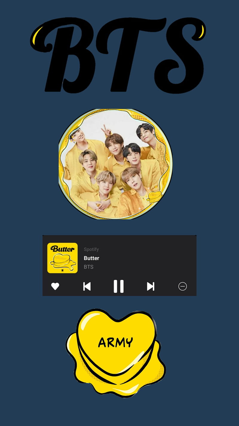 Bts, love, handsome, butter, happy, yellow, seven, smile, HD phone wallpaper