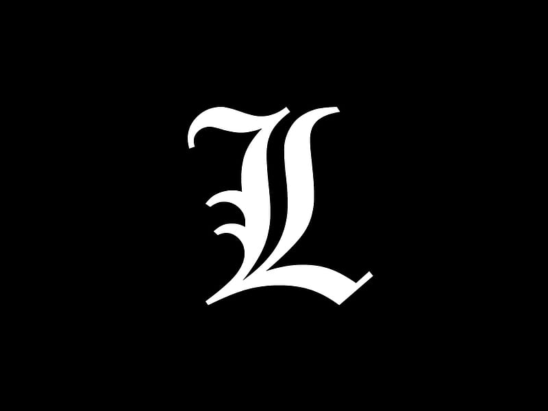 I am L, l, death note, inverted colours, lawliet, fancy l, abstract, HD wallpaper