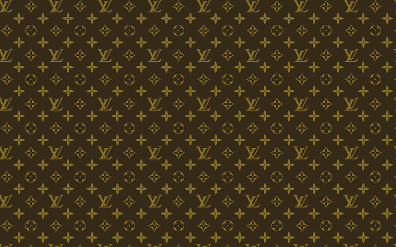 Louis Vuitton, pattern, clothing brand, brown, absttract, fashion