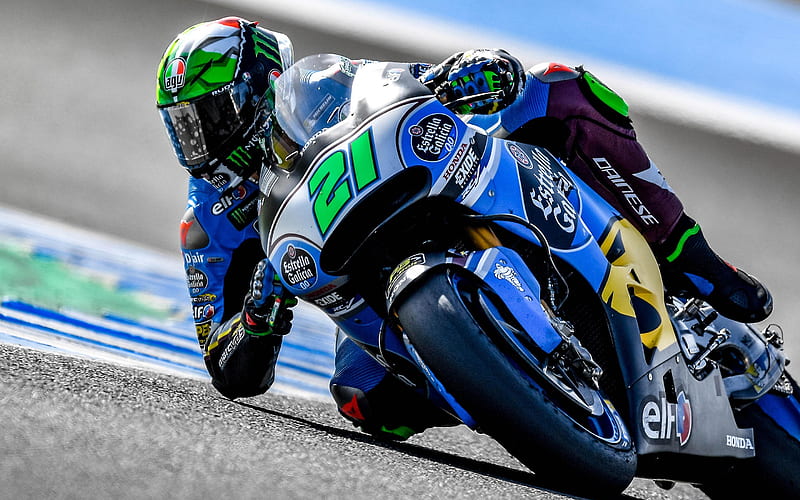 Franco Morbidelli, raceway, Moto2 World Championship, sportsbikes, Honda, HD wallpaper