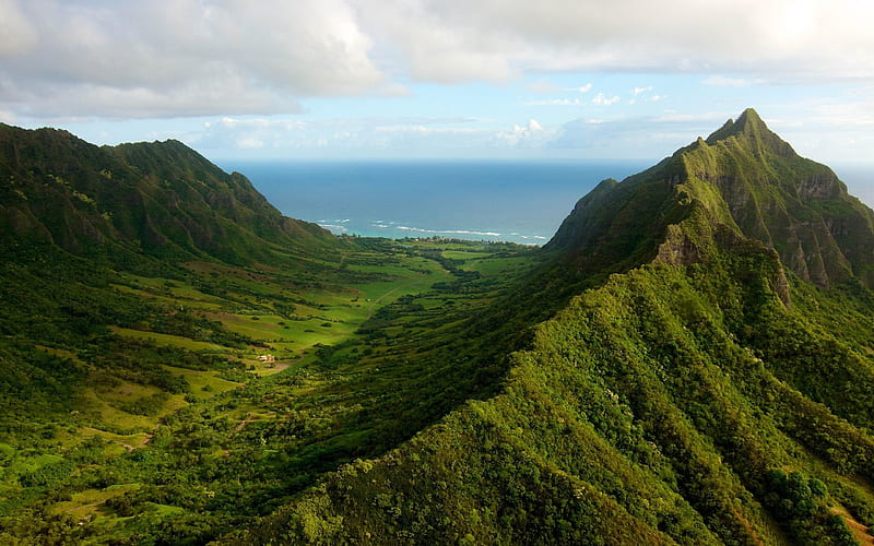 Oahu-Island travel landscape graphy, HD wallpaper