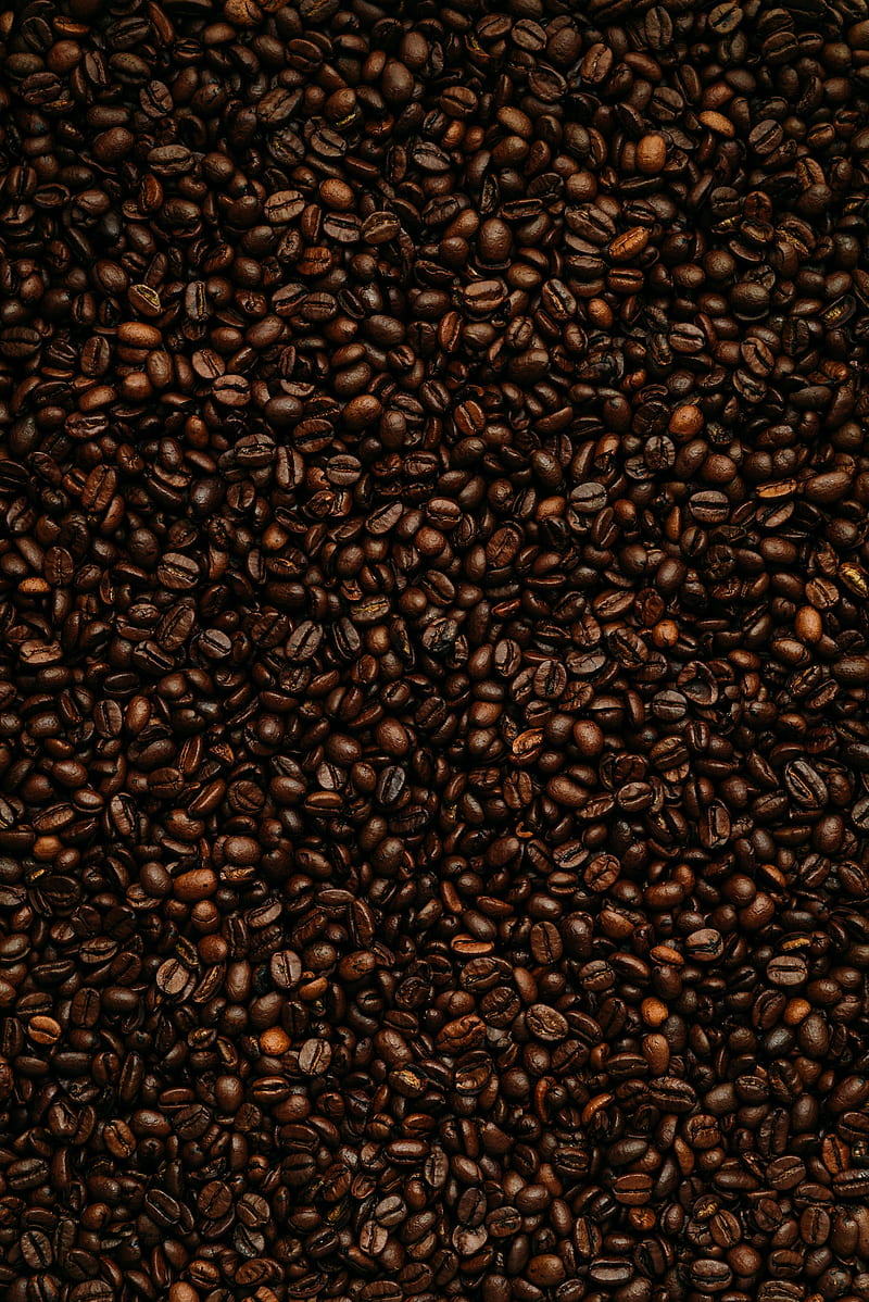 coffee beans, beans, coffee, roasting, brown, HD phone wallpaper