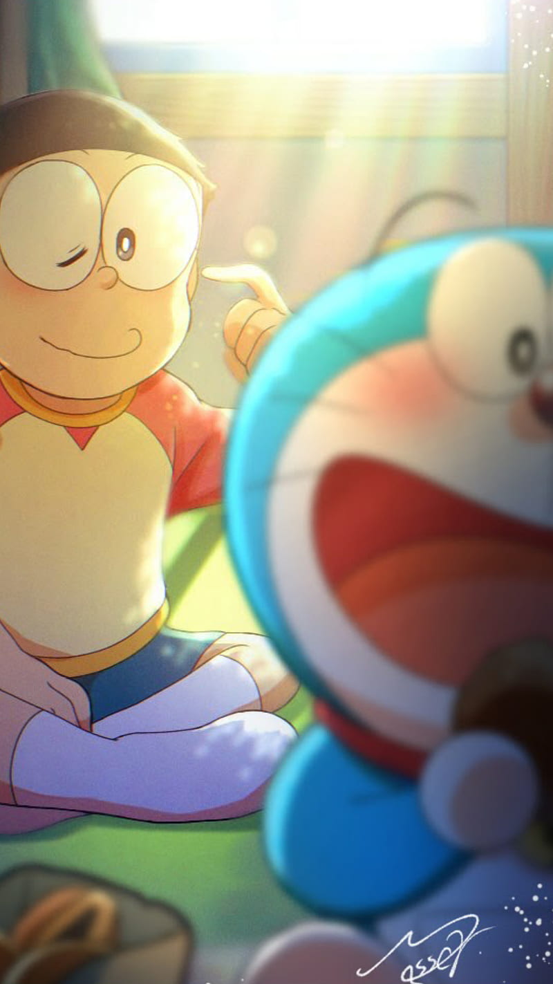 Doraemon, doraemon and nobita, little, mouse, nobita, nobita and doraemon, noze, pooh, sailor, theme, HD phone wallpaper
