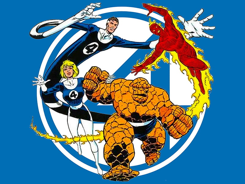 Fantastic Four, Comics, Superheroes, Marvel, HD wallpaper