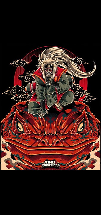 Jiraiya Peeker Sticker Sticker – Anime Town Creations