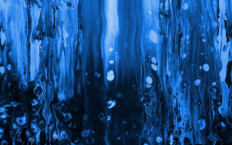 blue paint texture, grunge blue background, acrylic paint texture, grunge texture, blue creative background, HD wallpaper