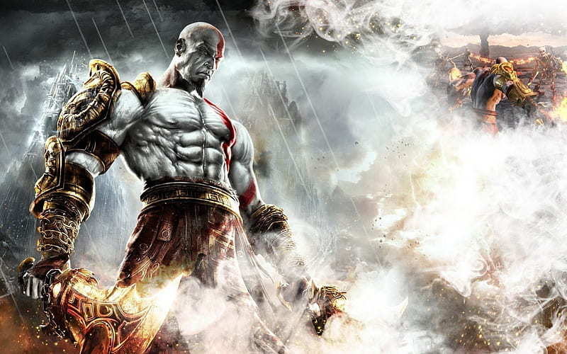 God OF War: Kratos, kratos, guerra, god, of, HD wallpaper