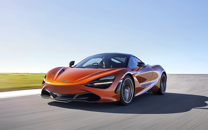 McLaren 720S, 2018, Supercar, orange 720S, sports cars, McLaren, HD wallpaper