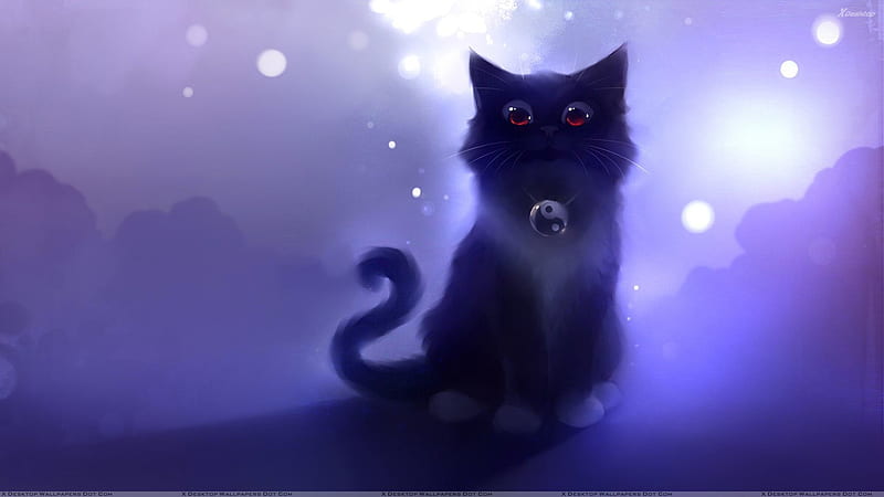 Animal Cat HD Wallpaper by Apofiss  Cute cat wallpaper Anime cat Cute  animal drawings