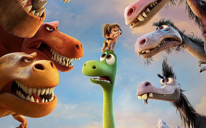 2015, good dinosaur, pixar, cartoon, HD wallpaper