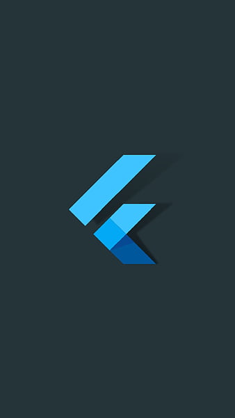 flutter, code, computer, programming, logo, hd, 4k, HD Wallpaper