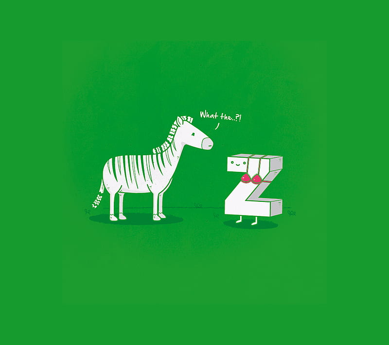 Funny Z, conceptual, funny, zebra, HD wallpaper