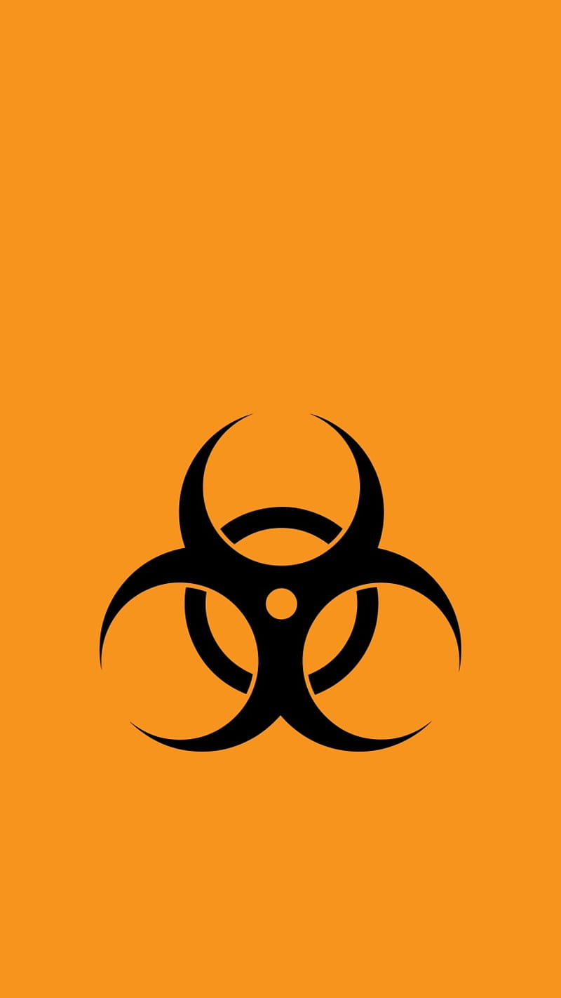 Radioactive, chemical, hazard, yellow, HD phone wallpaper
