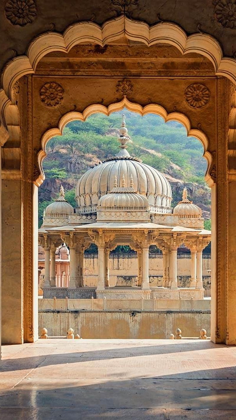 Gaitore Cenotaphs near Jaipur Rajasthan, gaitore cenotaphs, place, HD phone  wallpaper | Peakpx