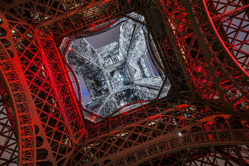 France paris, eiffel tower, worm's eye view, City, HD wallpaper | Peakpx