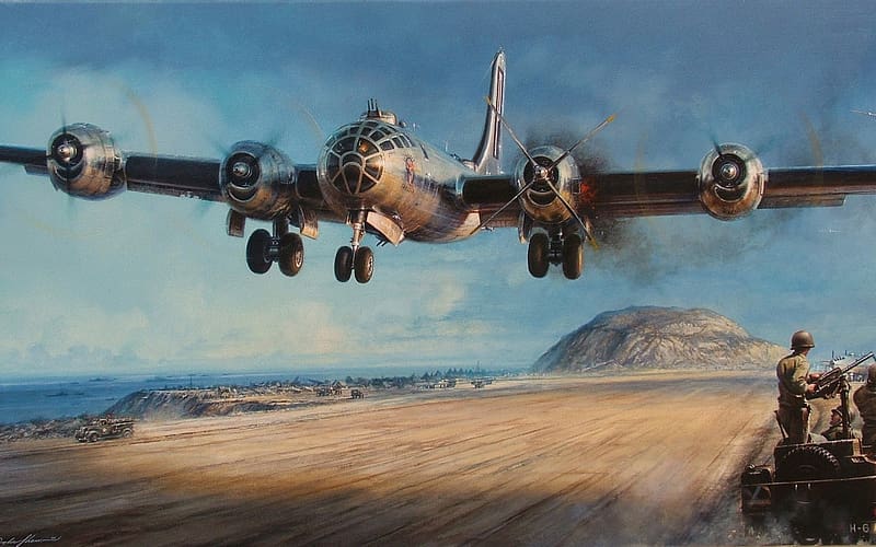 Airplane, Aircraft, Military, Air Force, Boeing B 29 Superfortress ...