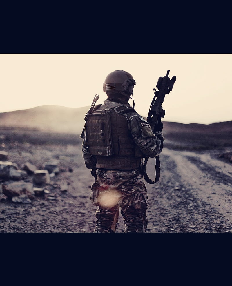 Warriors way, army, flag, fun, marine, seal, soldier, special, us, guerra, warrior, HD phone wallpaper