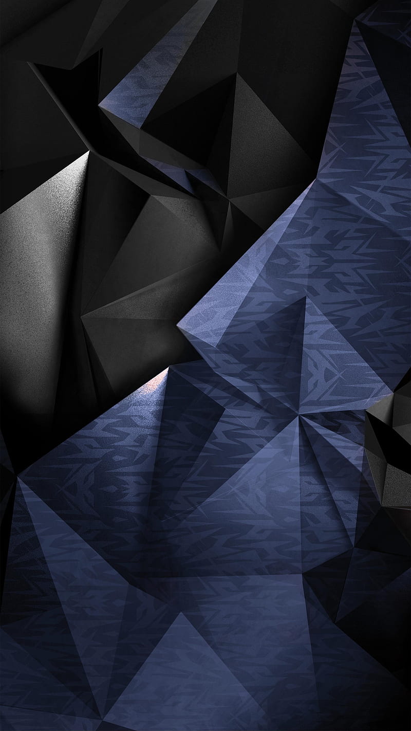 geometry, abstract, black, pyramids, HD phone wallpaper