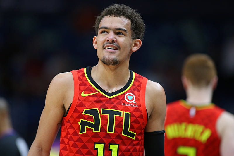 Basketball, Trae Young, Atlanta Hawks, NBA, HD wallpaper