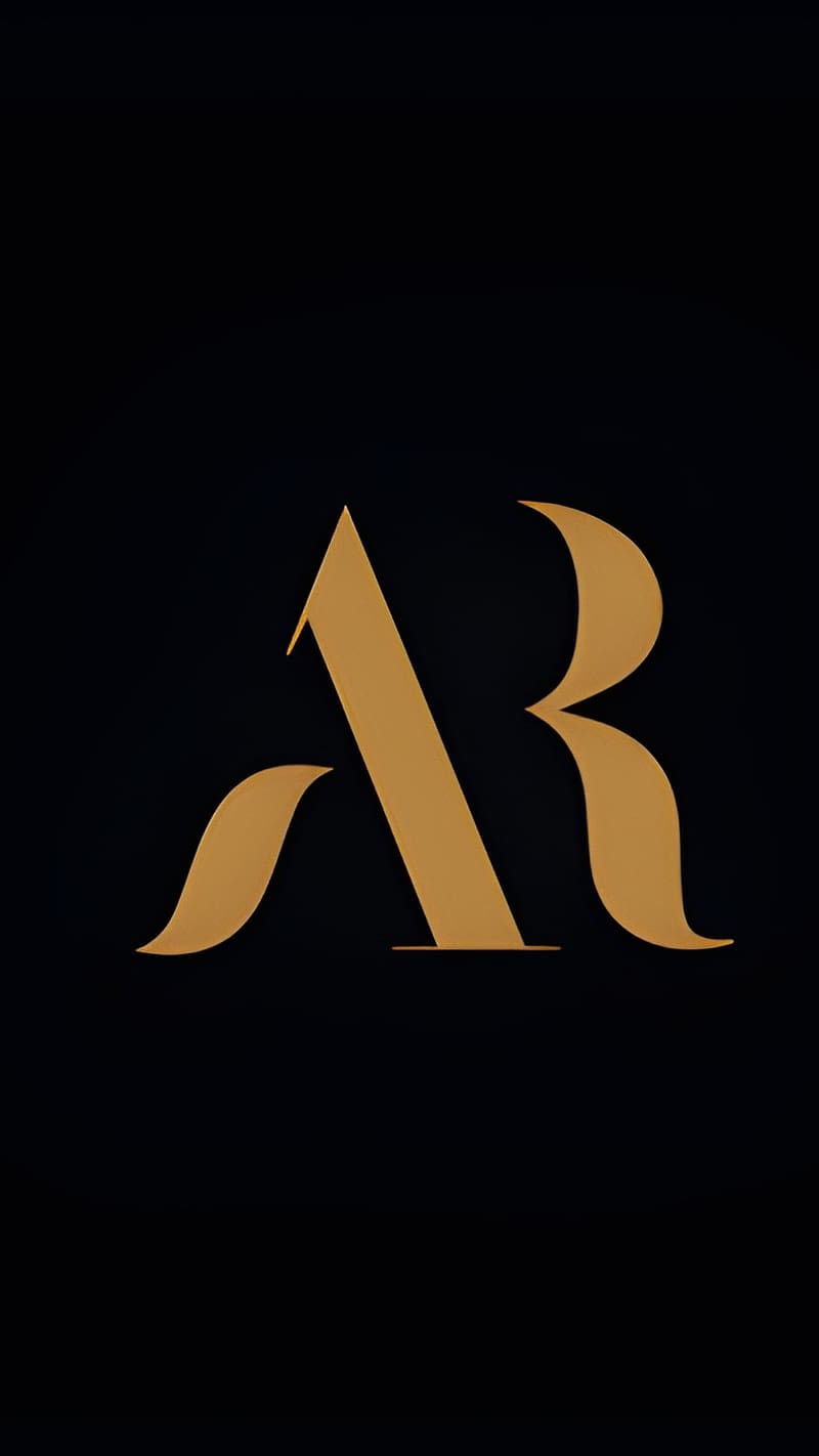 A R Name, cursiv a r, letter ar, HD phone wallpaper