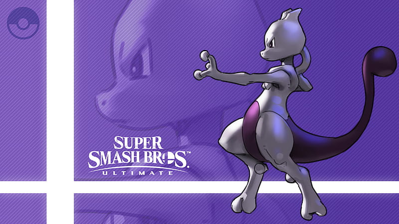 Video Game, Super Smash Bros. Ultimate, Mewtwo (Pokémon), HD wallpaper