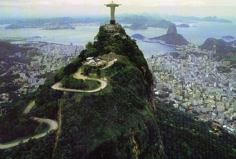 Christ-the-Redeemer-Mt-Corcovado-Rio-De-janeiro-Brazil, Mountain, Christ, Brazil, Rio, HD wallpaper
