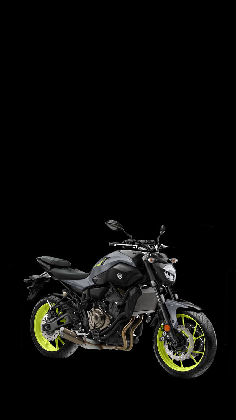 Yamaha MT-07, classic, emblems, motorcycle, mt 07 motoru, night, no, sport, tuning, HD phone wallpaper