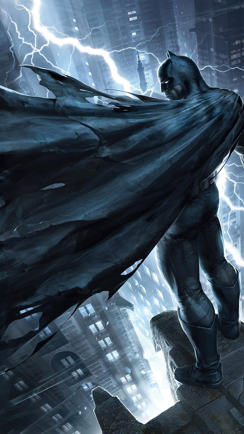 Wallpaper City, Batman, Batman, Arkham Knight for mobile and