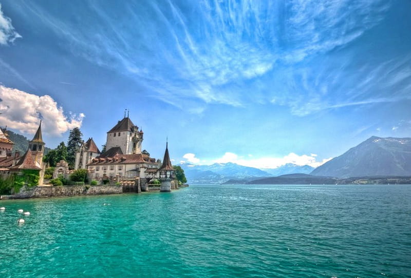 Lake Of Thun-Switzerland new, color, HD wallpaper