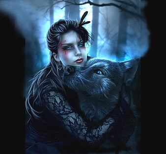 HD witch-wolf wallpapers | Peakpx
