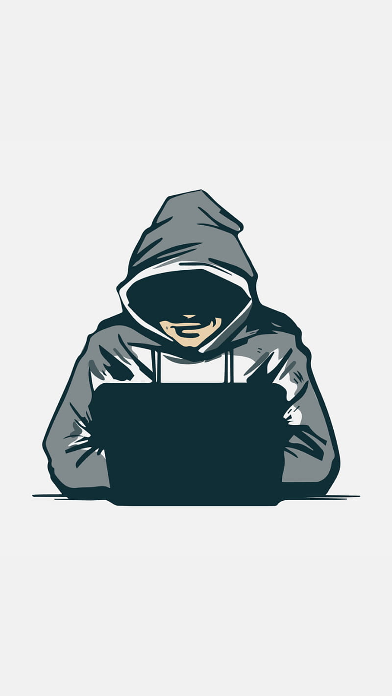 Hacker, computer hack, hack, mask, HD phone wallpaper