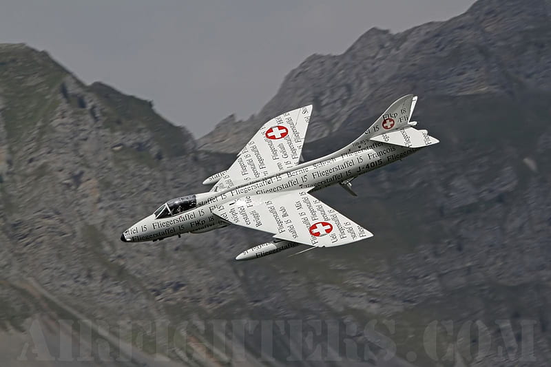Hawker Hunter (Swiss Air Force), Jets, Hawker Hunter, Jet Fighters, British Aircraft, Swiss Air Force, HD wallpaper