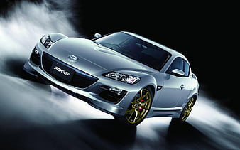 Mazda RX-8, studio, supercars, RX-8, japanese cars, Mazda, HD wallpaper