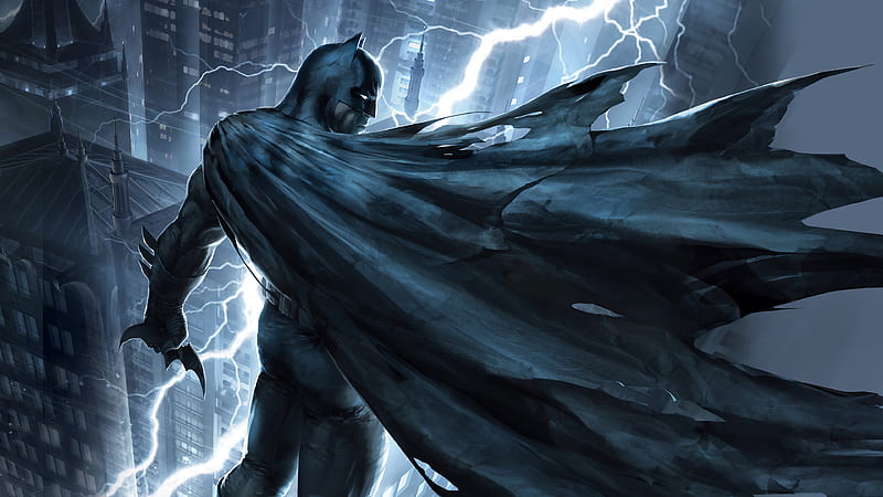Batman The Dark Knight Cape , batman, superheroes, artist, artwork, digital-art, HD wallpaper