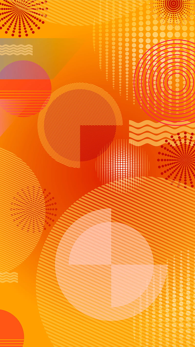 abstract geometric, bussiness, colorful, elegant, full, love, modern, orange, HD phone wallpaper