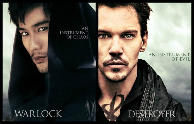 The Mortal Instruments: City of Bones (2013), male, black, man, by cehenot, collage, fantasy, Jonathan Rhys Meyers, The Mortal Instruments City of Bones, Godfrey Gao, white, actor, HD wallpaper