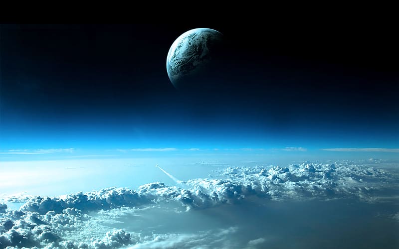 Planet, Sci Fi, Cloud, Planetscape, HD wallpaper
