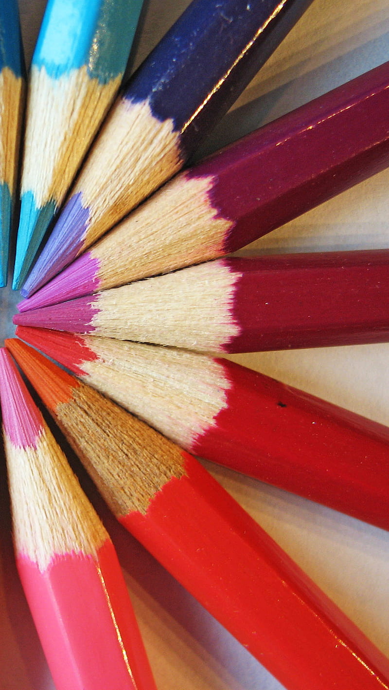 Crayon, colorful, HD phone wallpaper