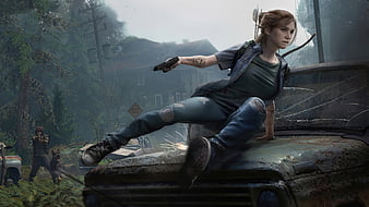 Download Joel, Abbie, And Ellie In The Last Of Us 4K Wallpaper