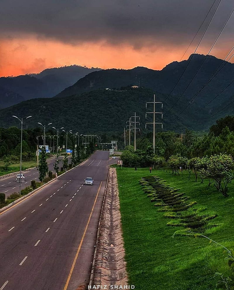 Islamabad City, mountain, natural, HD phone wallpaper