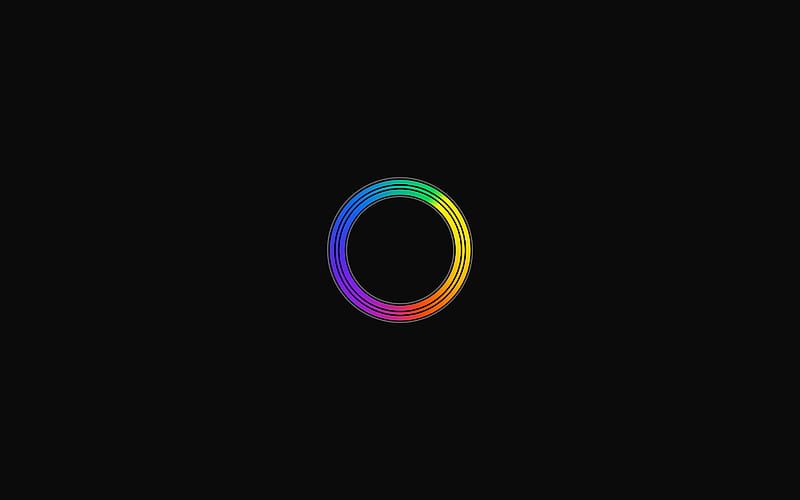 chroma, gradient circle, smooth transition, Abstract, HD wallpaper
